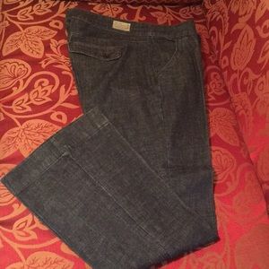 Ladies Wide Leg Jeans